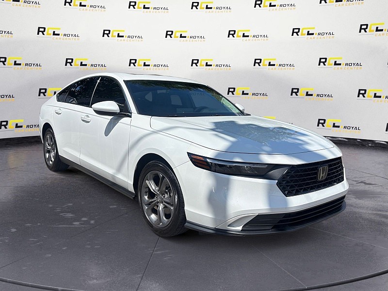 2024 Honda Accord Sedan EX CVT White at Royal Car Center