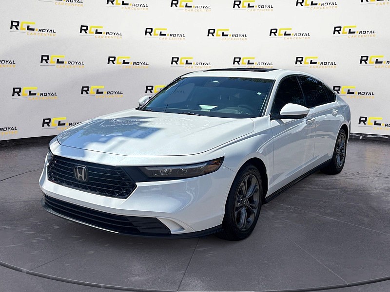 2024 Honda Accord Sedan EX CVT White at Royal Car Center