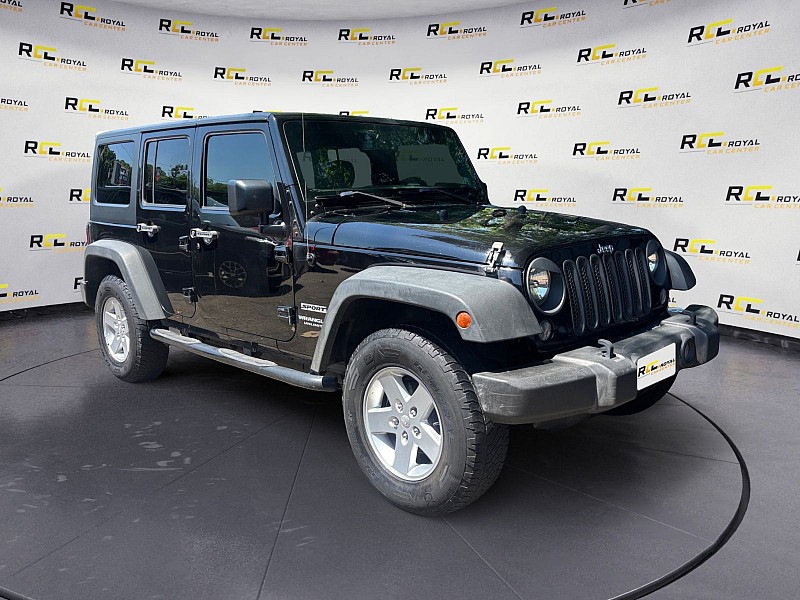 2016 Jeep Wrangler Unlimited 4d Convertible Sport Black at Baglier Buick GMC Mazda