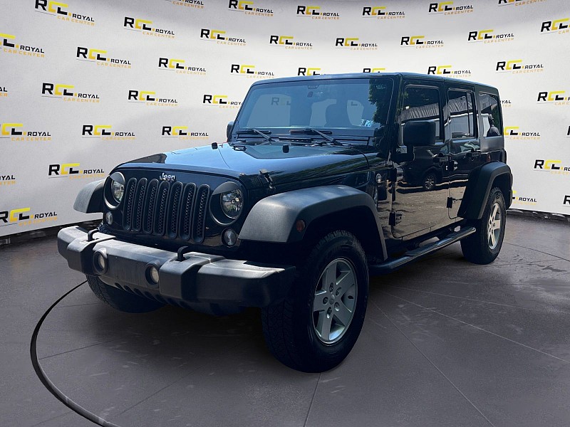 2016 Jeep Wrangler Unlimited 4d Convertible Sport Black at Baglier Buick GMC Mazda