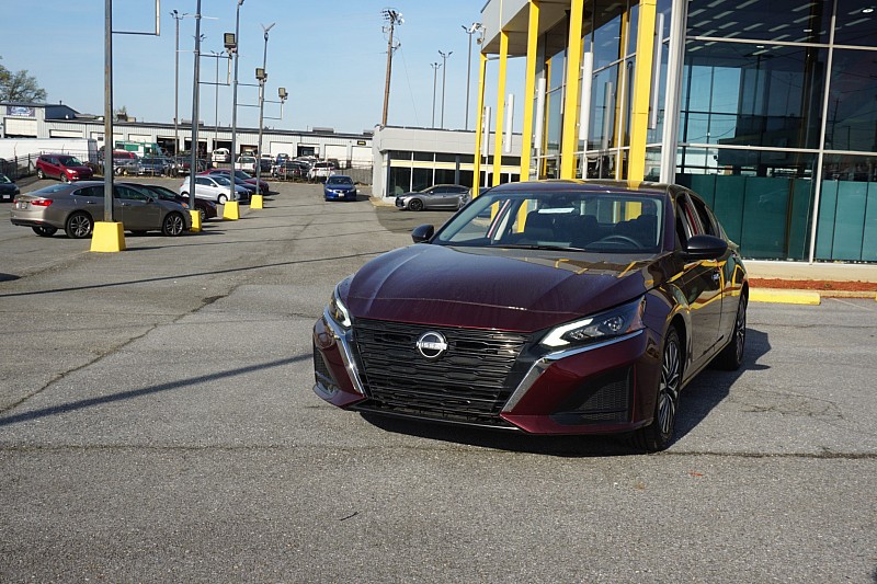 2025 Burgundy Nissan Altima For Sale in Temple Hills MD - Alexandria VA at Expert Auto Stock T15321 VIN 1N4BL4DV4SN343371