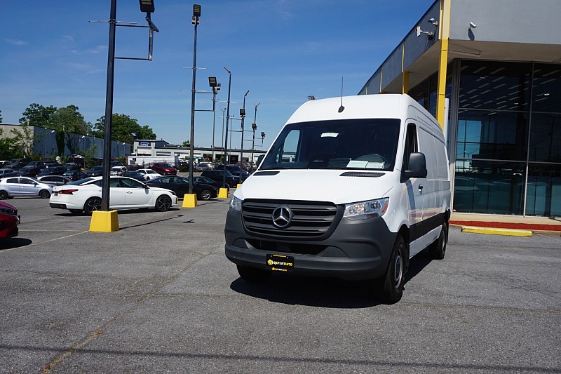 2025 WHITE Mercedes-Benz Sprinter Cargo Van For Sale in Temple Hills MD - Alexandria VA at Expert Auto Stock T15369 VIN W1Y4KBHY4ST198029