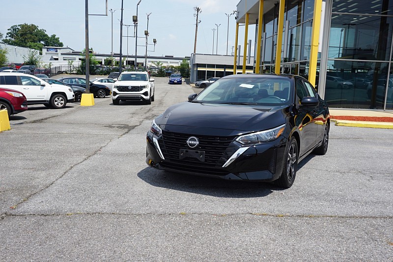 2025 BLACK Nissan Sentra For Sale in Temple Hills MD - Alexandria VA at Expert Auto Stock T15488 VIN 3N1AB8CV3SY249442