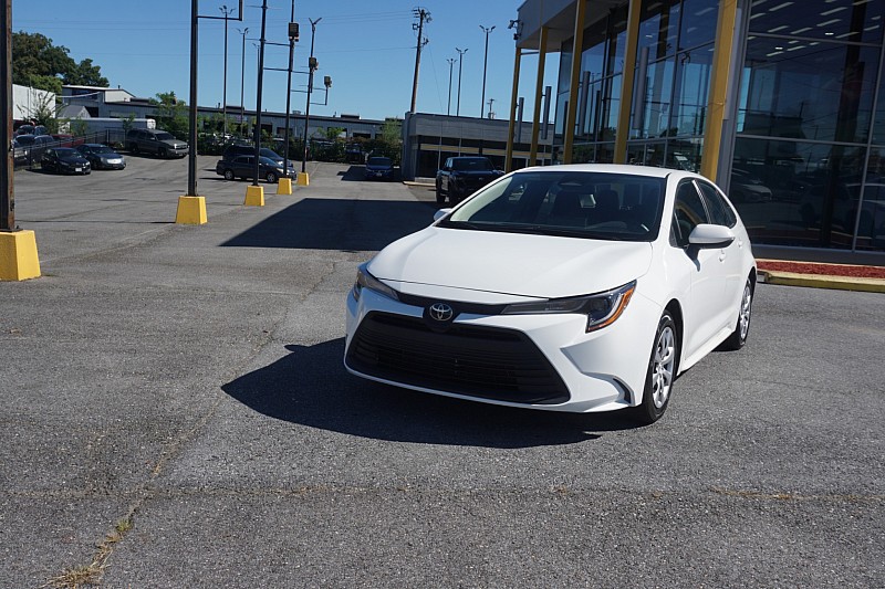White 2024 Toyota Corolla Sedan Front-Wheel Drive Continuously Variable Transmission
