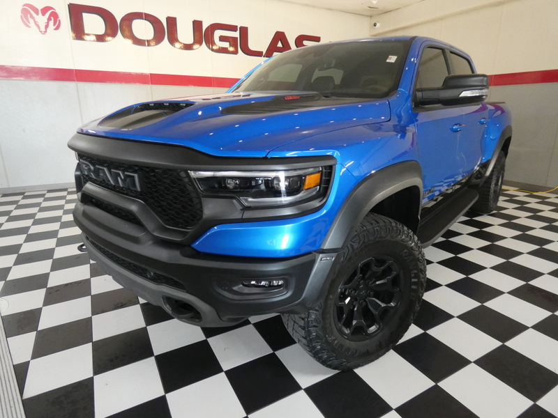 HYDRO BLUE PEARLC 2021 RAM 1500 TRX Crew Cab 4WD Pickup Truck All-Wheel Drive 8-Speed Automatic