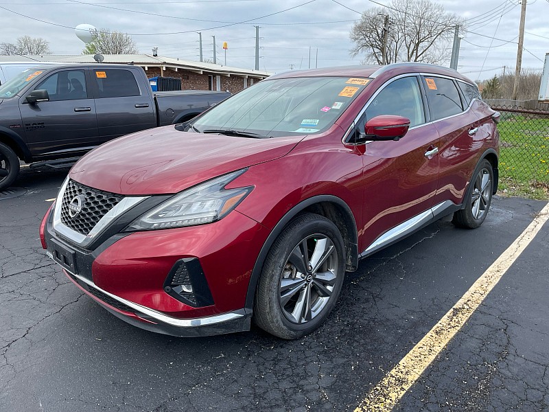 Red 2023 Nissan Murano Platinum AWD SUV / Crossover All-Wheel Drive Continuously Variable Transmission