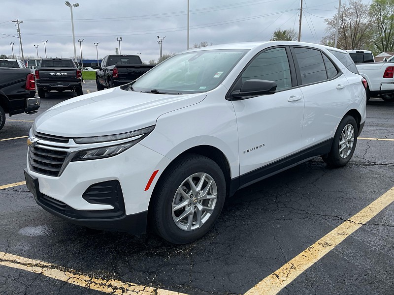 White 2023 Chevrolet Equinox LS AWD with 1LS SUV / Crossover Four-Wheel Drive 6-Speed Automatic Overdrive